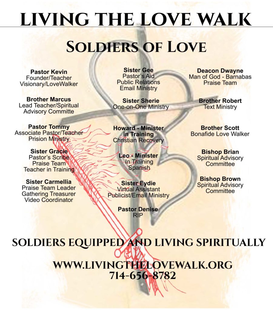 Soldiers of Love, Christian Ministry