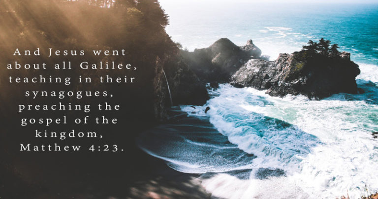 matthew 4 23-25 message